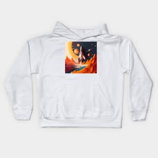 Conquering space Kids Hoodie